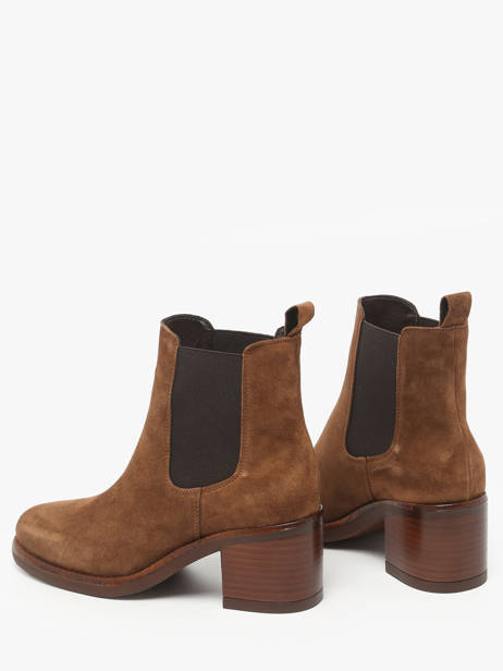 Enkellaarsjes Met Hak Uit Leder Alpe Bruin women 55311103 ander zicht 2